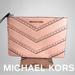 Michael Kors Bags | Michael Kors Zip Clutch Xl Wristlet -Leather Blush Pink | Color: Pink | Size: Os