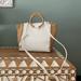 Zara Bags | Brand New Zara Handbag, Summery & Cute | Color: Tan/White | Size: Os