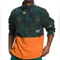 The North Face Jackets & Coats | Mens The North Face Pali Camo 1/4 Zip Fleece Pullover Sz M | Color: Blue/Orange | Size: M