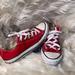 Converse Shoes | Converse Red All Star Shoes Sneakers Unisex Mens 4 1/2 Women 6 1/2 Mens | Color: Red | Size: 6.5