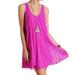 Free People Dresses | Extra Small Bright Pink Lace Free People Dress | Color: Pink | Size: Xs