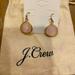 J. Crew Jewelry | Jcrew Pink Pearlescent Teardrop Earrings | Color: Gold/Pink | Size: Os