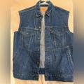 Levi's Jackets & Coats | Levis Jean Vest Jacket | Color: Blue | Size: 38