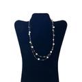 Nine West Jewelry | Double Strand Beaded Necklace, Charcoal, Gold & Silver Beads | Color: Gold/Silver | Size: Os