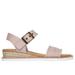 Skechers Women's BOBS Desert Kiss - Adobe Princess Sandals | Size 9.0 | Light Pink | Textile | Vegan