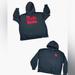 The North Face Tops | Brand Nwt The North Face Graphic Double Sided Hoodie Black Red Womens Size Xl | Color: Black/Red | Size: Xl