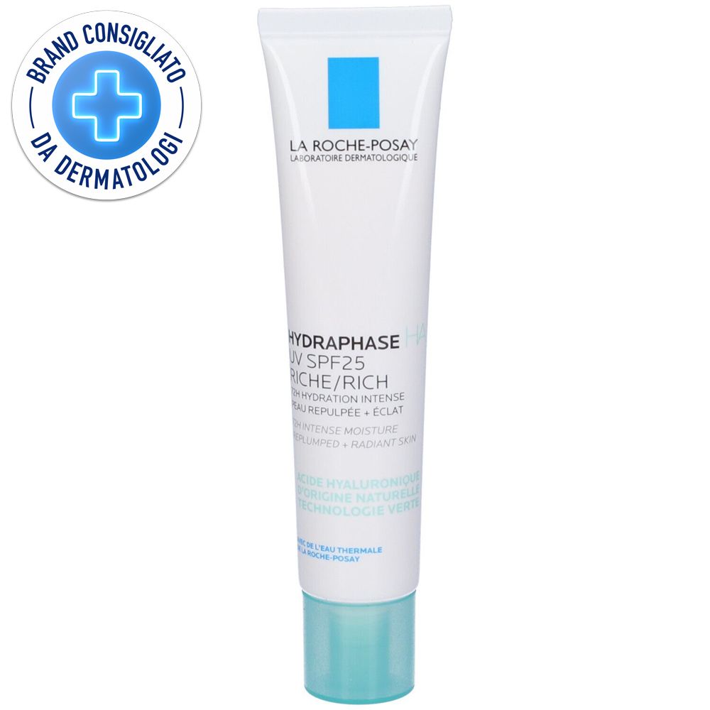 La Roche-Posay Hydraphase HA UV SPF 25 Crema Ricca 40 ml - Pelle rimpo