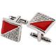 Men's Shirt Cufflinks Classic Mens Cufflinks Rhinestones Square Special Occasions Wedding Alloy Cuff Links Suit Accessories Office Business