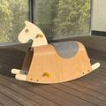 FAFOUR Wooden Balance Rocking Horse for Toddlers, Wooden Rocking Horse, Rocking Toy Fir Kids, Rocking Wooden Horse