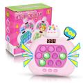 2024 Upgraded Handheld Quick Push Game for Kids 6-12, Sensory Fidget Toys for Kids 8-12, Party Favors Puzzle Pop Bubbles Birthday Gifts for 6 7 8 9 Year Old Boys Girls Teens Adults - Unicorn Pro