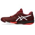 ASICS Men's Solution Speed FlyteFoam 2 Tennis Shoes, Antique Red/White, 9.5 UK