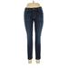 Nine West Jeggings - Mid/Reg Rise: Blue Bottoms - Women's Size 6 - Dark Wash