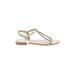 Fabulous Footwear by George Sandals: Silver Shoes - Women's Size 38