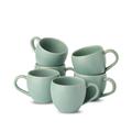 NIERBO Coffee Mugs Set Of 6, 18 Ounce Large Coffee Cups w/ Comfortable Handle, Soup Mugs, Big Mugs For Latte Tea Hot Chocolate | Wayfair MS40GREEN