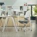 SIDIZ T25 Petite Ergonomic Home Office Chair Upholstered in Red/Gray/White | 24 W x 24 D in | Wayfair X0033R9KIB