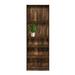 Millwood Pines Cleoma Bookcase Wood in Brown | 71.2 H x 24.5 W x 9.5 D in | Wayfair 585D99F9914B44D7AB4884AD325FFABB