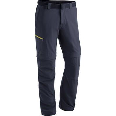 MAIER SPORTS Herren Hose Zipp-Off Tajo 2 (kurz), Größe 27 in Blau