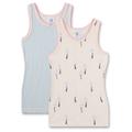 Sanetta - Kid's Girls Modern Mainstream Doppelpack Shirt - Top Gr 104;116;128;140;92 weiß