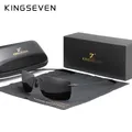 KINGSEVEN-Lunettes de soleil carrées sans monture pour hommes et femmes lunettes sans monture