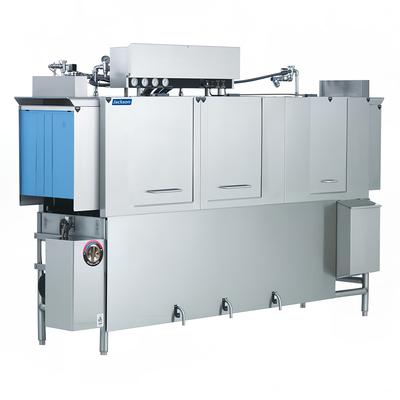 Jackson AJ-100CE 2083 116" High Temp Conveyor Dishwasher w/ 287 Racks/hr Capacity, 208v/3ph, Stainless Steel