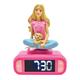 LEXIBOOK RL800BB Nightlight Alarm Clock - Barbie, Pink,Patterned