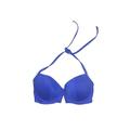 Shade & Shore Swimsuit Top Blue Swimwear - Women's Size Large