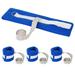 4Pcs Medical Restraints Straps Patient Bed Rails Hospital Bed Wrist Straps Adjustable Straps