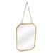 3pcs Simple Style Mirror Household Hanging Mirror Decorative Octagonal Makeup Mirror