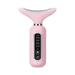 WJSXC Face And Neck Care Neck Beauty Instrument Vibration Lifting And Tightening Beauty Instrument Photon Rejuvenation Neck Wrinkle Removal Instrument Light Wrinkle Pink