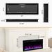 40"/50"/60" 1500W Electric Fireplace Wall-Mounted w/ Colorful Flame