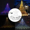 Indoor Valentines Day Decorations Valentines Day Lights Outdoor 350Led 11.5Ft 9 Strand Valentines Day Decorations with 8 Lighting Modes/Memory Function Star String Lights A