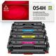 054H 054 4-Pack Toner Cartridge Compatible for Canon 054H 054 CRG-054H Color ImageCLASS MF644Cdw MF642Cdw MF641Cw LBP622Cdw MF640C Toner Printer Ink (Black Cyan Magenta Yellow)