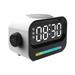 Ozmmyan New Bluetooth Audio Phone Wireless Inflatable Light Digital Display Clock Alarm Clock Speaker Three In One Wireless Charger