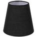 lamp shadeï¼Œ clip black fabric dye on lamp shade fabric small height x 5.11 bottom diameter x 5.51 tall fit for wall lamp chandelier lamp pendant lights kitchen island shade quilting fabric