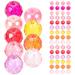 90Pcs Jewelry Making Beads DIY Loose Beads Multi-use Beads Glass Small Beads Crafting Glass Beads