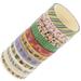 50 Rolls Hot Stamping Washi Tape Magnetic Tape Decor Thin Washi Tape Masking Tape Tapes for Scrapbooking