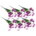 6PC Artificial Flowers Bouquet Decoration Bridal Wedding Wedding Isle Walk Hanging Artificial Flowers Outdoor Baskets with Artificial Flowers Artificial Orchid Flowers Artificial Flowers for Wedding