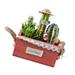 1Pc Decorative Potted Plant Retro Simulation Plant Adornment Model Random Color