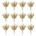 12PACK Artificial Fall Flowers No Fade Autumn Fall Hydrangea Artificial Flowers Artificial Hydrangea Silk Flowers Tropical Artificial Flowers Rose Artificial Flowers Artificial Flower Wreaths