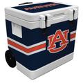 White Auburn Tigers 42-Can Wheeled Classic Cooler