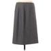 Nine West Casual Skirt: Gray Marled Bottoms - Women's Size 4