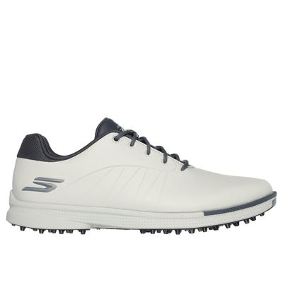 Skechers Men's GO GOLF Tempo GF Shoes | Size 11.5 | Natural/Gray | Synthetic/Textile