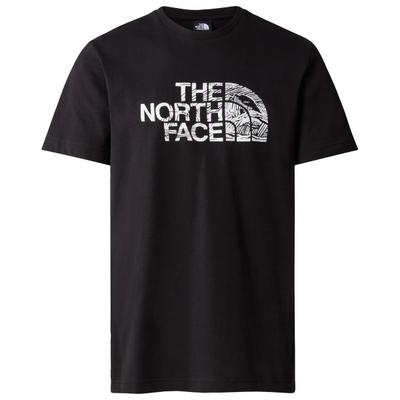 The North Face - S/S Woodcut Dome Tee - T-Shirt Gr L schwarz