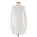 Splendid Casual Dress - Sweater Dress: Ivory Dresses - Women's Size X-Small