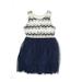 Knit Works Dress - A-Line: Blue Chevron Skirts & Dresses - Kids Girl's Size 20