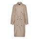 Vero Moda VMDOREEN LONG TRENCHCOAT BOOS Damen silver mink, Gr. XS, Polyester, Weiblich Jacken outdoor