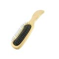 Wooden Massage Hair Brush Metal Bristles With Cushion Best Wooden Detangler that Can be used with Blow Drying and Straightening (#3)