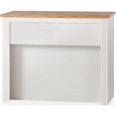Unterschrank KOCHSTATION "KS-Westminster", weiß (pinie weiß dekor), B:130cm H:105cm T:60cm, Schränke, Küchentheke frei im Raum stellbar, Höhe 105 cm Image
