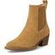 Chelseaboots TAMARIS Gr. 39, braun (camel) Damen Schuhe Cowboyboots Schlupfstiefeletten