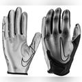 Nike Accessories | Men's Nike Vapor Jet 7.0 Adult Football Gloves Black Silver New Size M | Color: Silver | Size: M